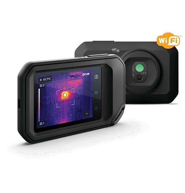 Compact Thermal and Visual Light Camera Combo - Black W425389