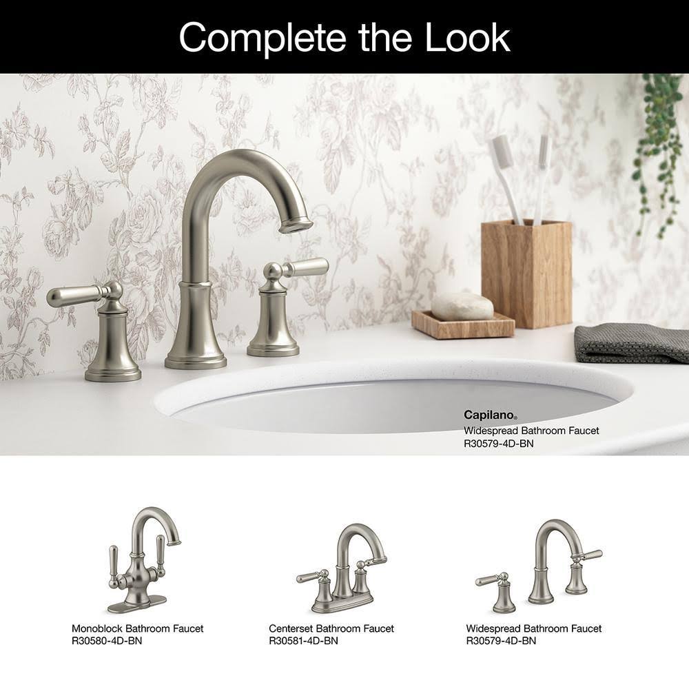 8 in. Widespread 2-Handle Bathroom Faucet in Vibrant Brushed Nickel G24822