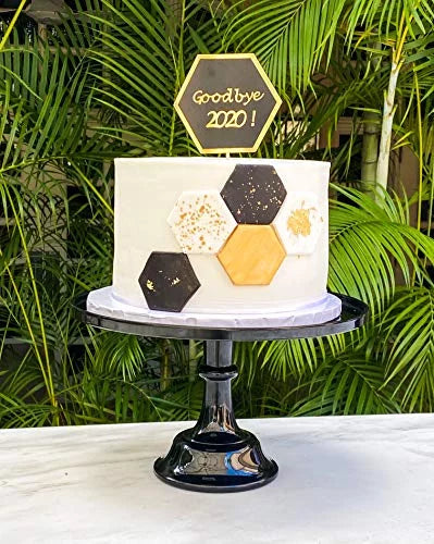 Black Pedestal Cake Stand Q77368