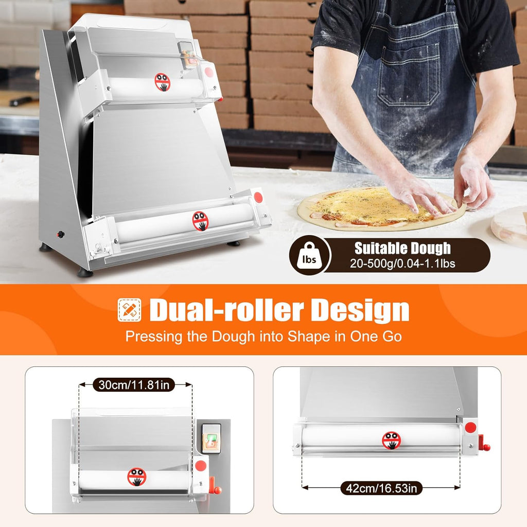370W Electric Pizza Dough Roller Machine Z737940