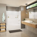 White Alcove Bath and Shower Kit F5552