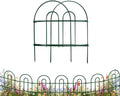 Green Garden Border Folding Fence 24 Inch x 10 Feet Pack of 5 Set Overall Length 50 Feet Landscape Panel Decorative Fence W933220