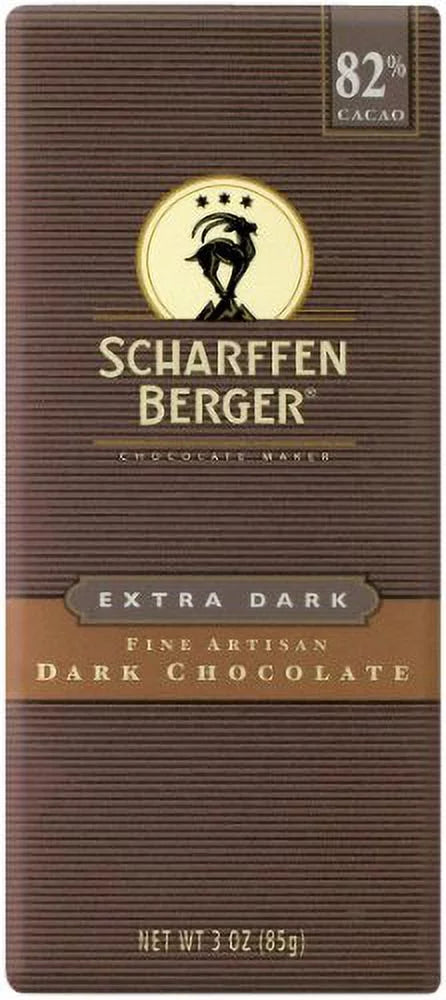 Extra Dark Chocolate Bars, 3 Ounce (Pack of 6) T32768