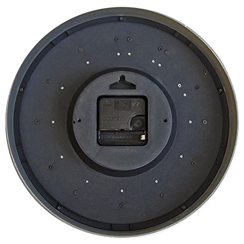 Silver 10 x 2 x 10 Wall Clock P20874