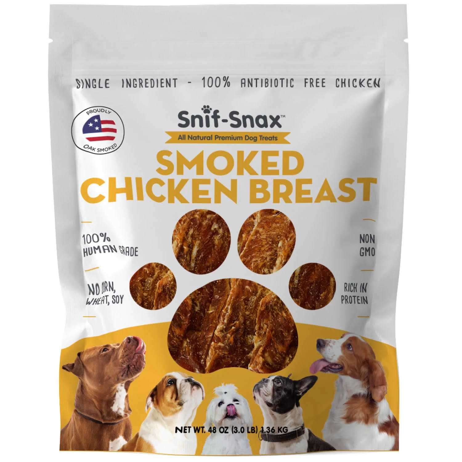 Smoked Chicken Breast Dog Treats D6674