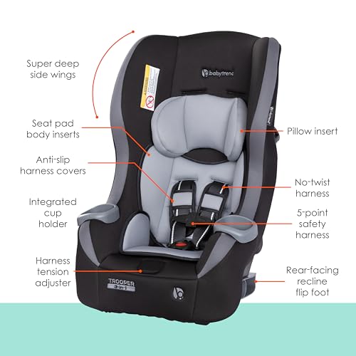 3-in-1 Convertible Car Seat, Dash Black K7051