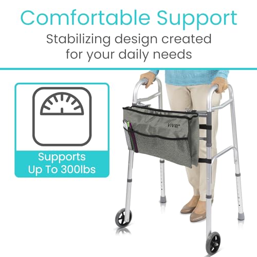 Folding Walker with Wheels and Bag I16263