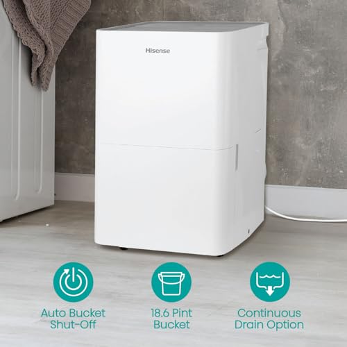 25-Pint Portable Dehumidifier in White Y56552
