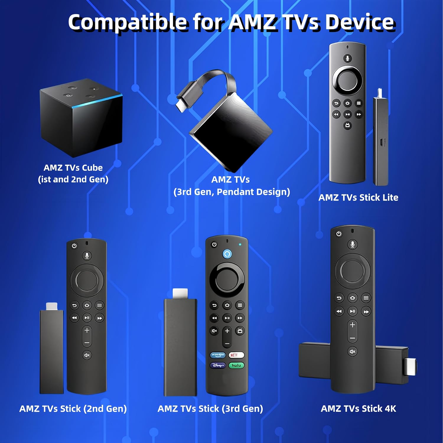 Voice Remote Control with 4 Shortcuts V247693