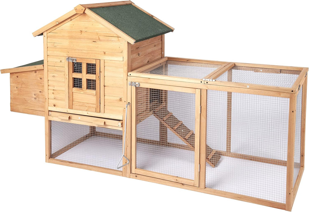 Natural Wood Chicken Coop G2367