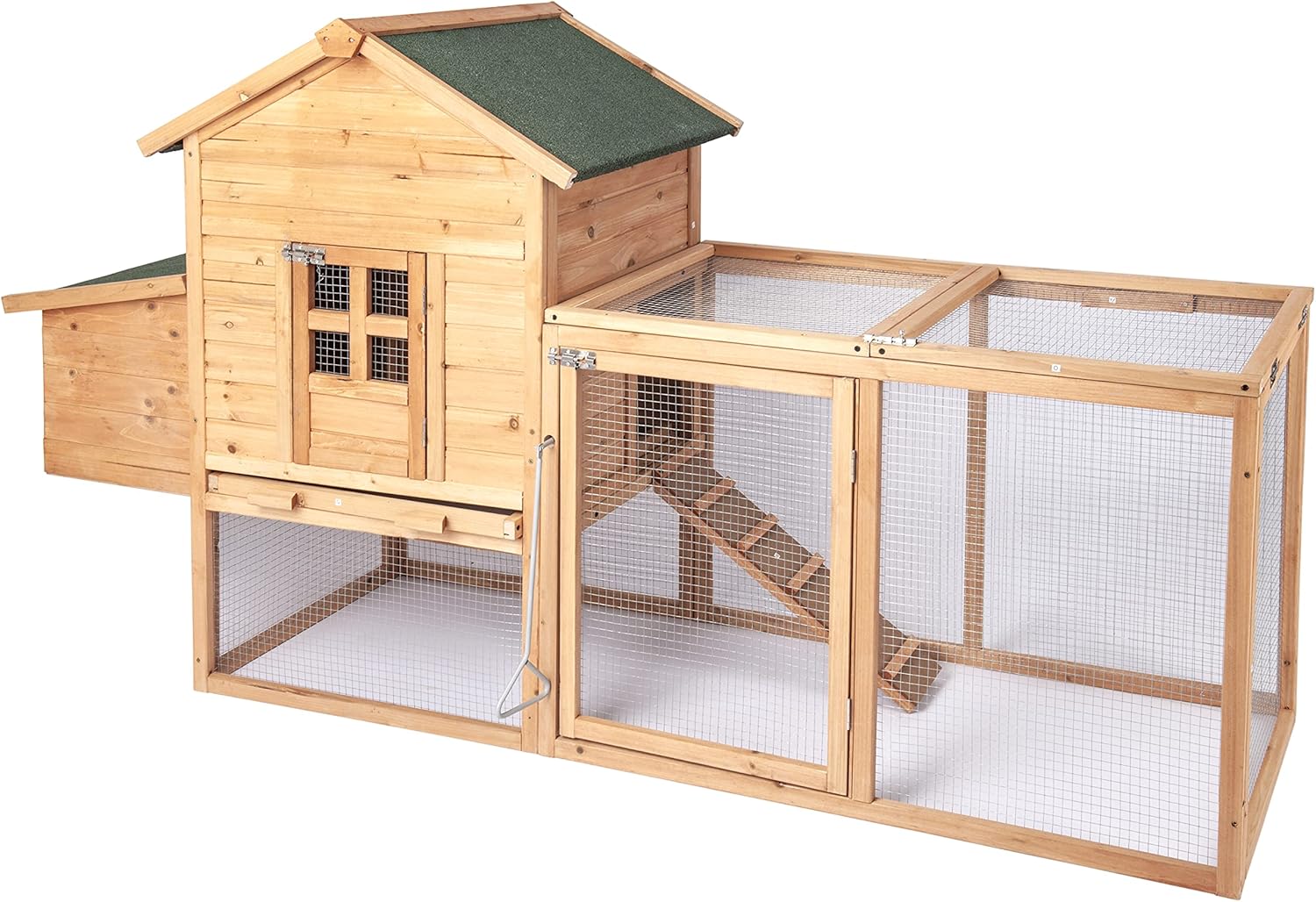 Natural Wood Chicken Coop G2367