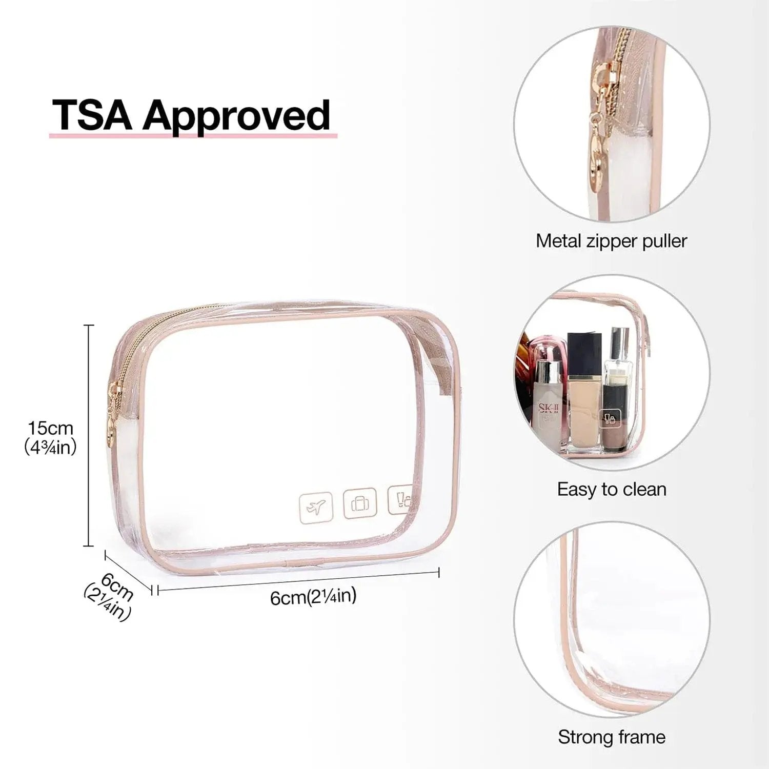 Medium Hanging Travel Makeup Organizer