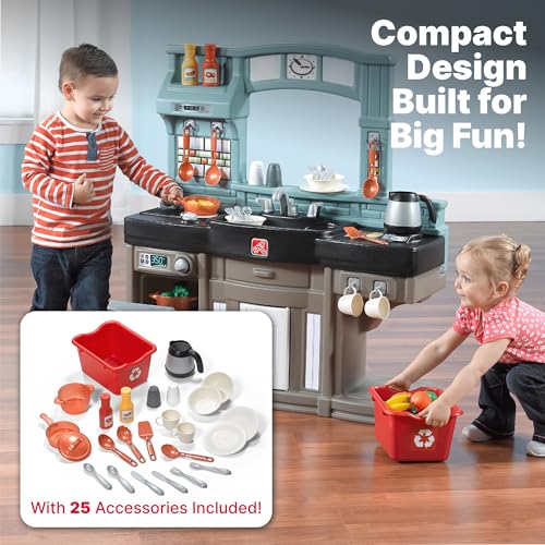 25 Piece Plastic Kids Kitchen Playset L8157