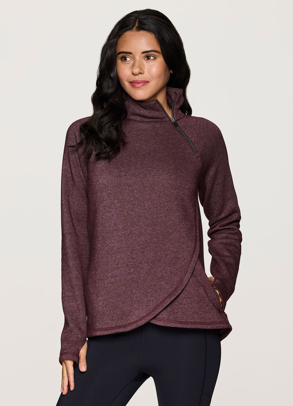 Ready To Roll Fleece Mock Neck Pullover