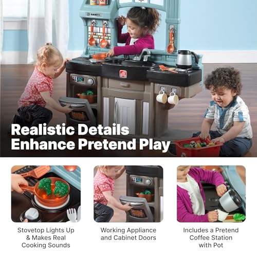 25 Piece Plastic Kids Kitchen Playset L8157