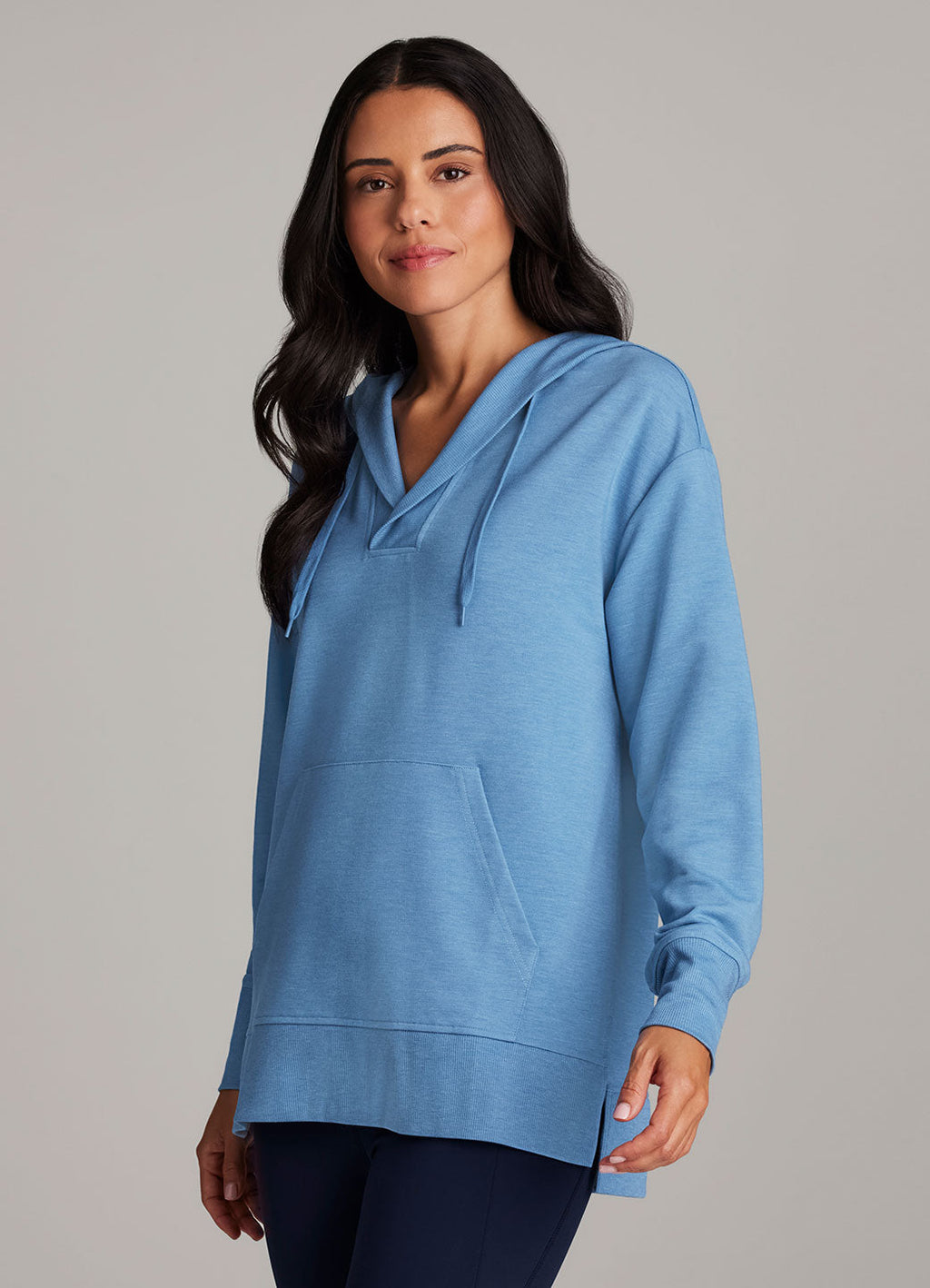 French Terry Hoodie Tunic