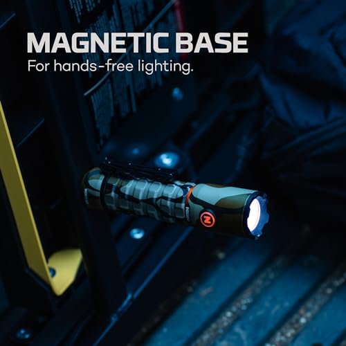 2000 Lumen Rechargeable LED Flashlight with Removable Clip H59520