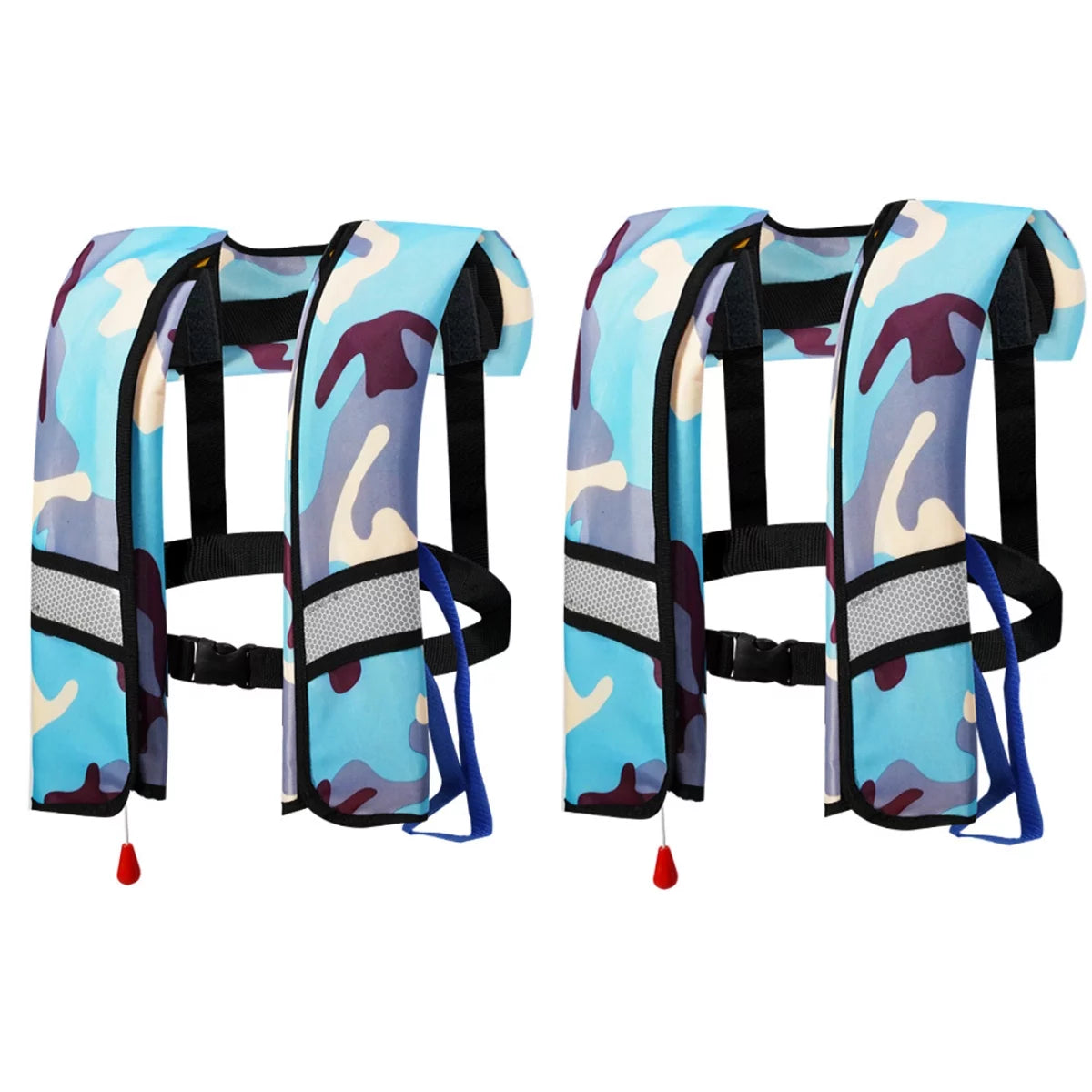 2Pack Automatic Inflatable Life Jacket with Whistle Adult Lifejacket X24660