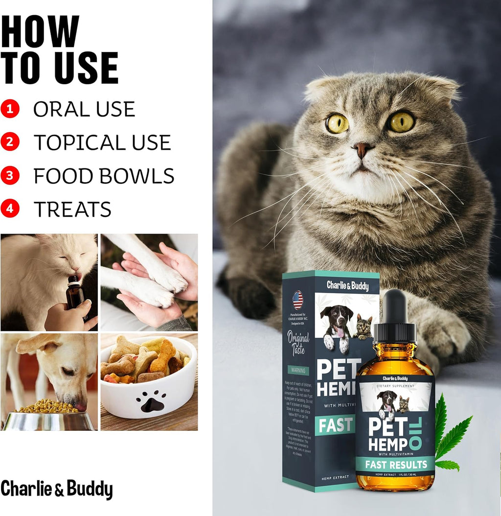 Hemp Oil for Dogs Cats N78010