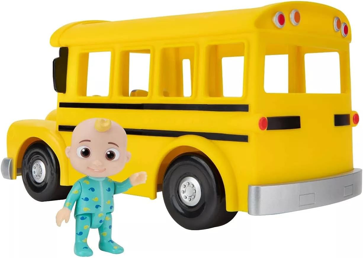 Musical Yellow School Bus with Removable JJ Figure H71954