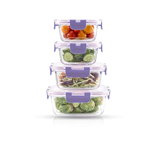 24pc Borosilicate Glass Storage Containers with Lids C7275