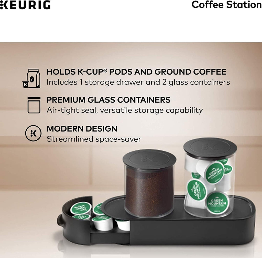 Single Serve Coffee Maker with Storage Unit C838