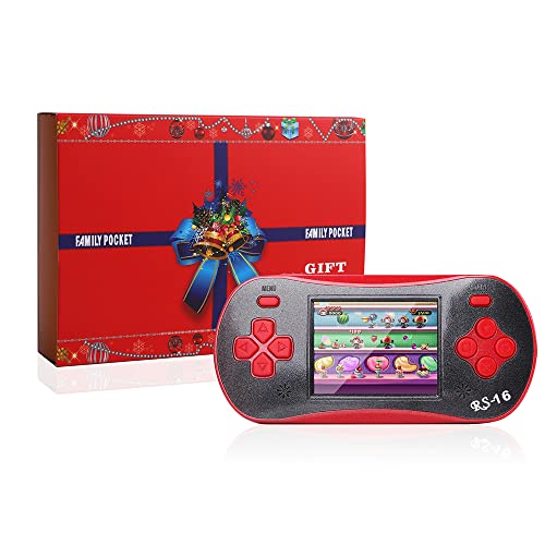 Handheld Game Player Portable Classic Game Controller Built-in 260 Game 2.5 inch LCD Retro Arcade Video Game System (Blue) H337110