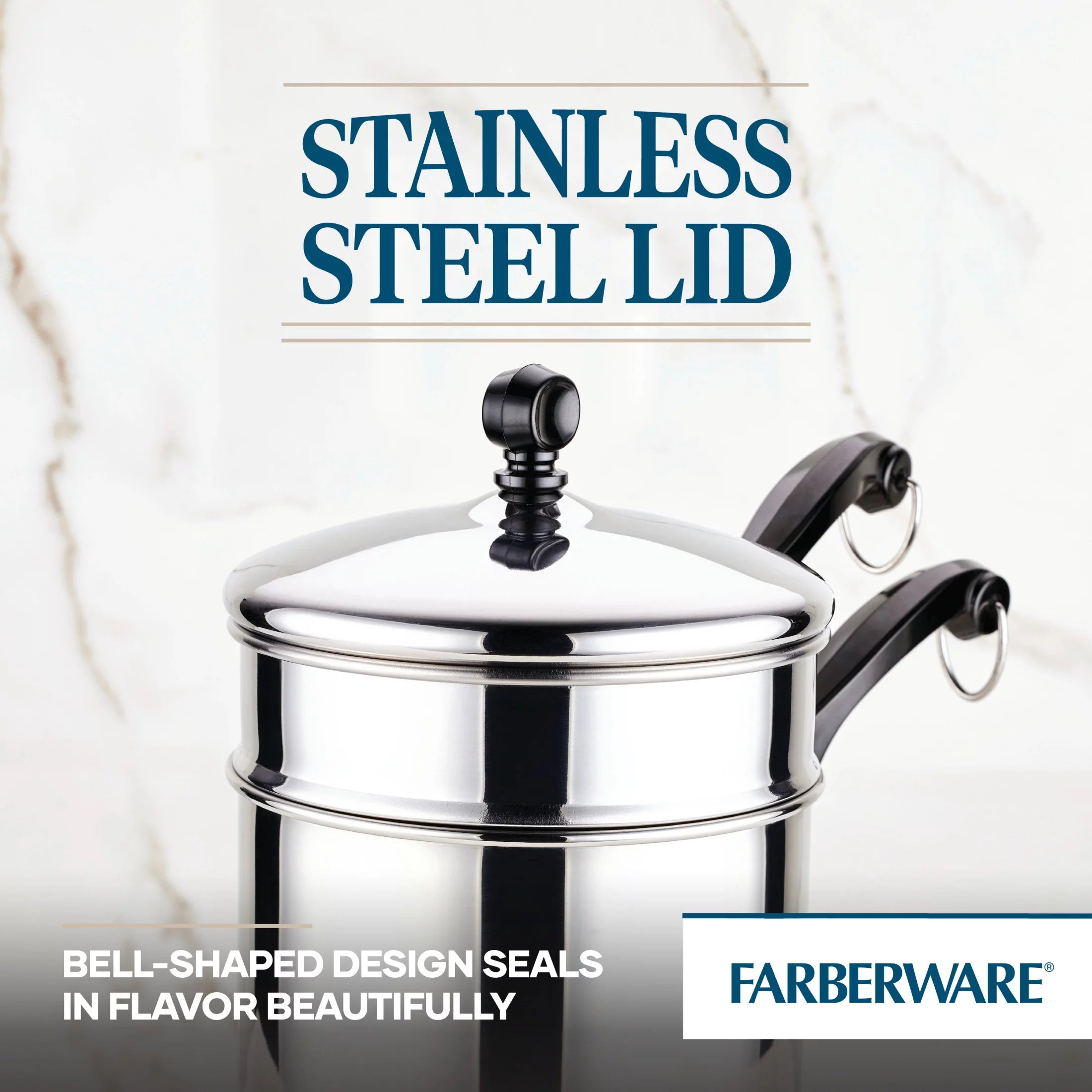 Stainless Steel Covered Saucepan 2 Qt A4022