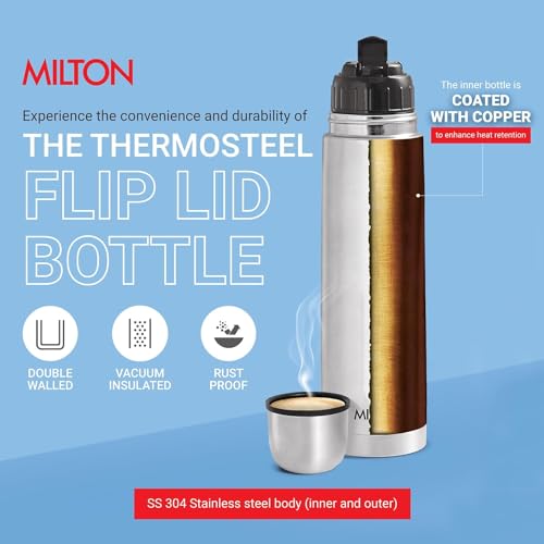 Silver Double Walled Vacuum Insulated Thermos 500 ml Stainless Steel Z147