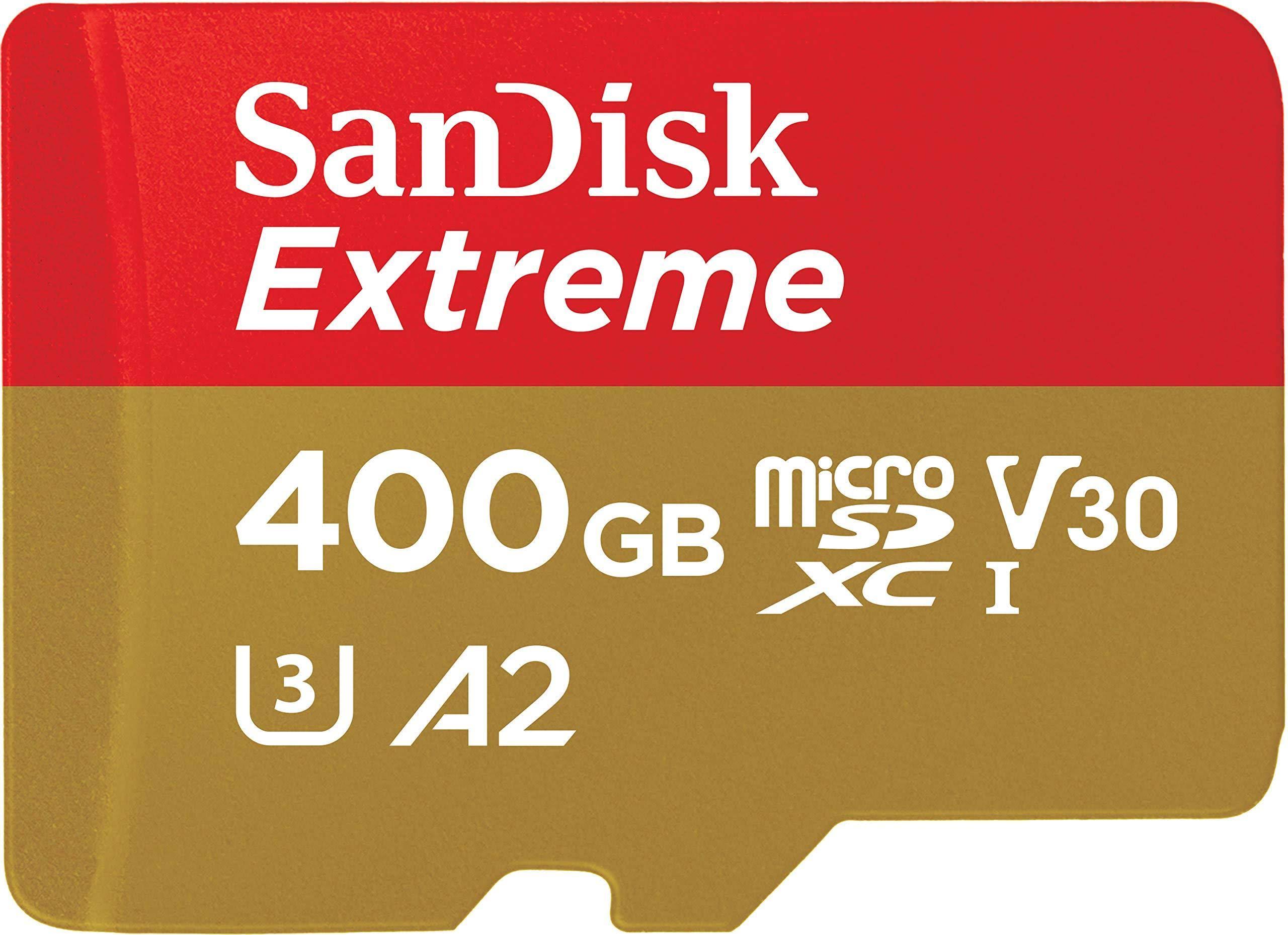 400GB microSDXC UHS-I U3 A2 Memory Card with Adapter N830