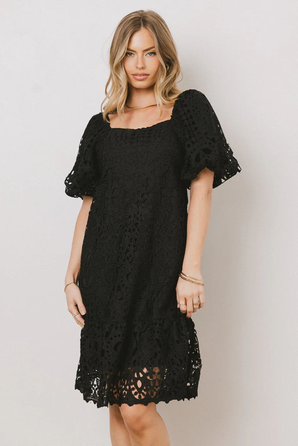 Eyelet Lace Dress D62814