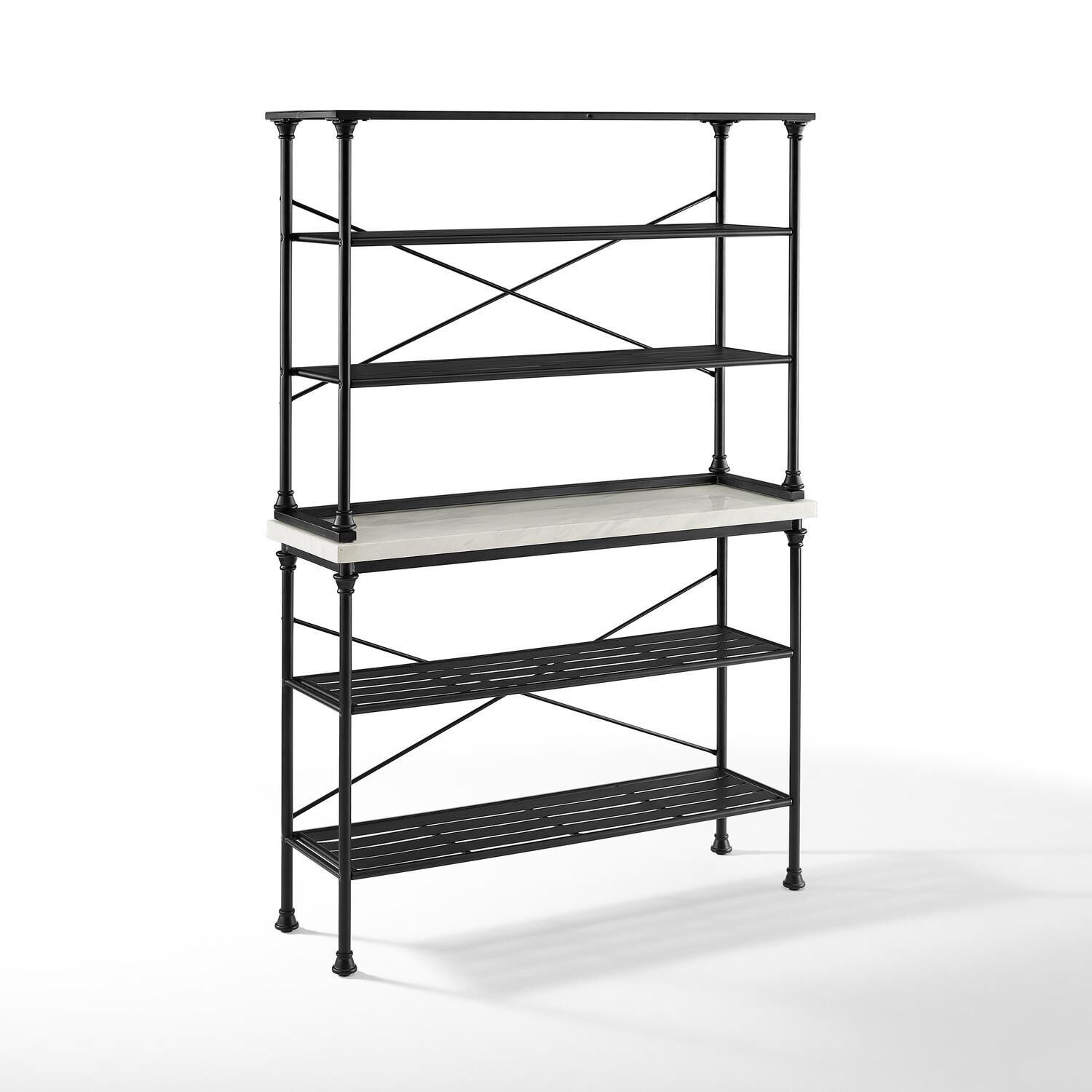 Matte Black Baker's Rack Y48855