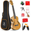 Concert Ukulele 23 Inches Walnut Wood Acoustic Ukulele with Gig Bag U87202