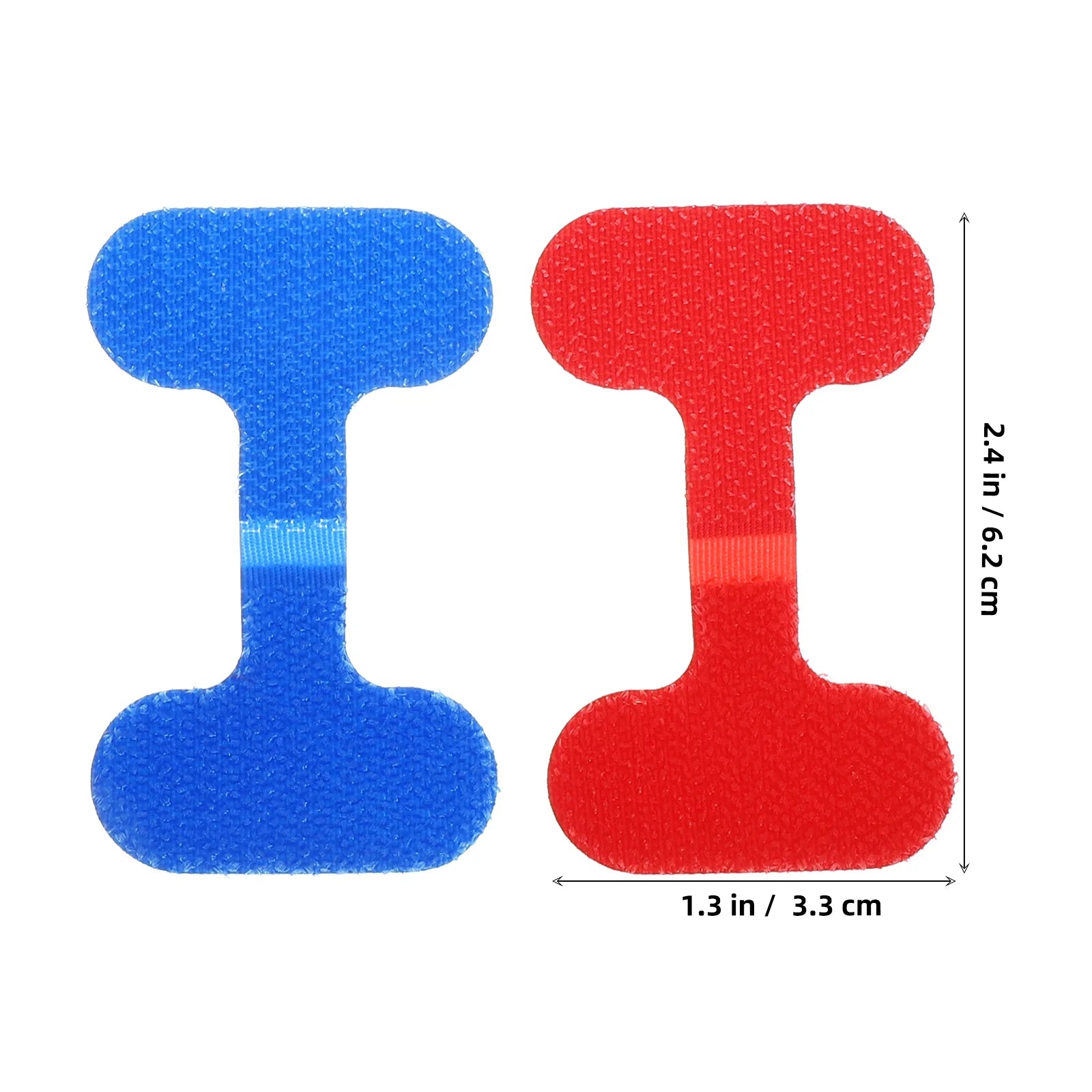 24pcs Assorted Color Nylon Cable Organizers Y10596