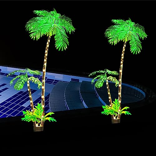Lighted 6Ft Artificial Palm Tree Y66130