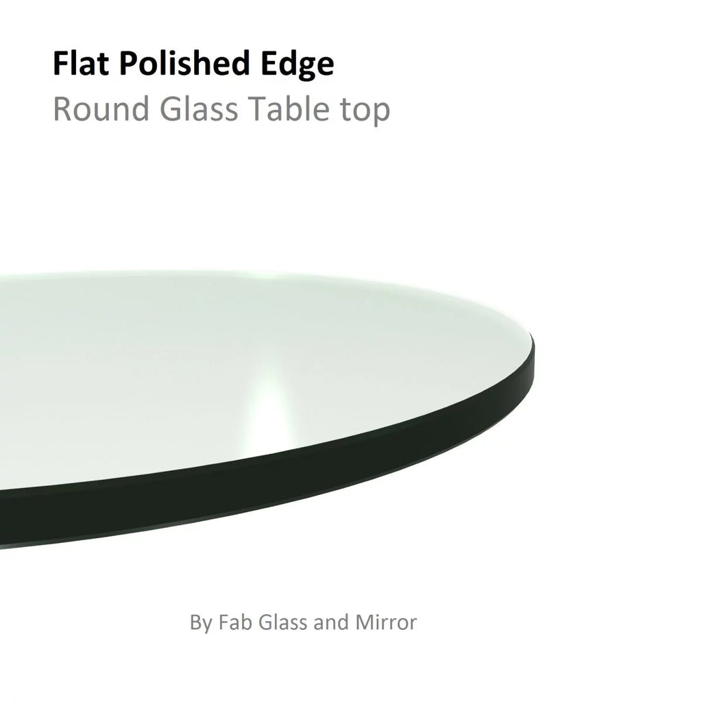 16 Inch Round Tempered Glass Table Top K429