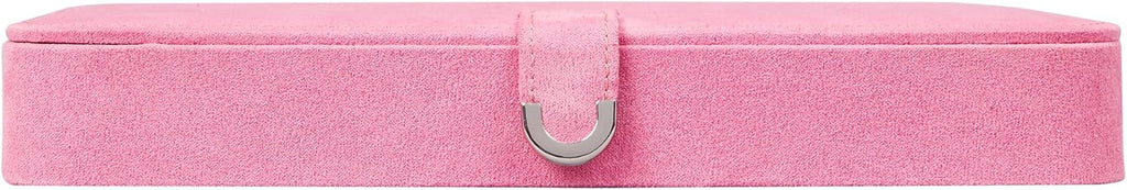 Pink Plush Fabric Jewelry Box P5249