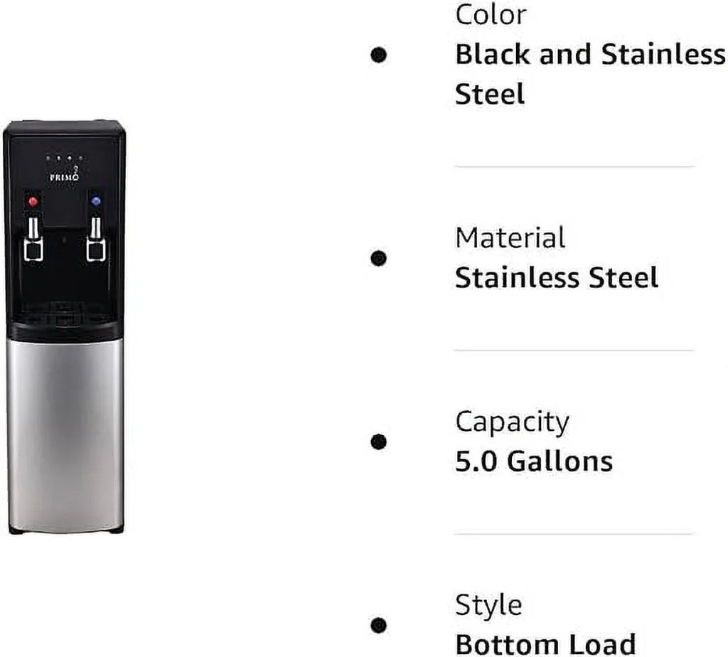 Stainless Steel Bottom-loading Cold and Hot Water Dispenser N360927