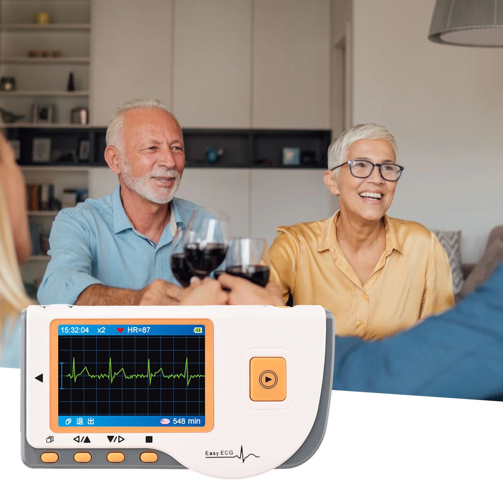 Handheld LCD EKG Device with USB Cable A717