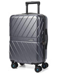 Black 20 inch Polycarbonate Hardside Carry On Luggage N143135