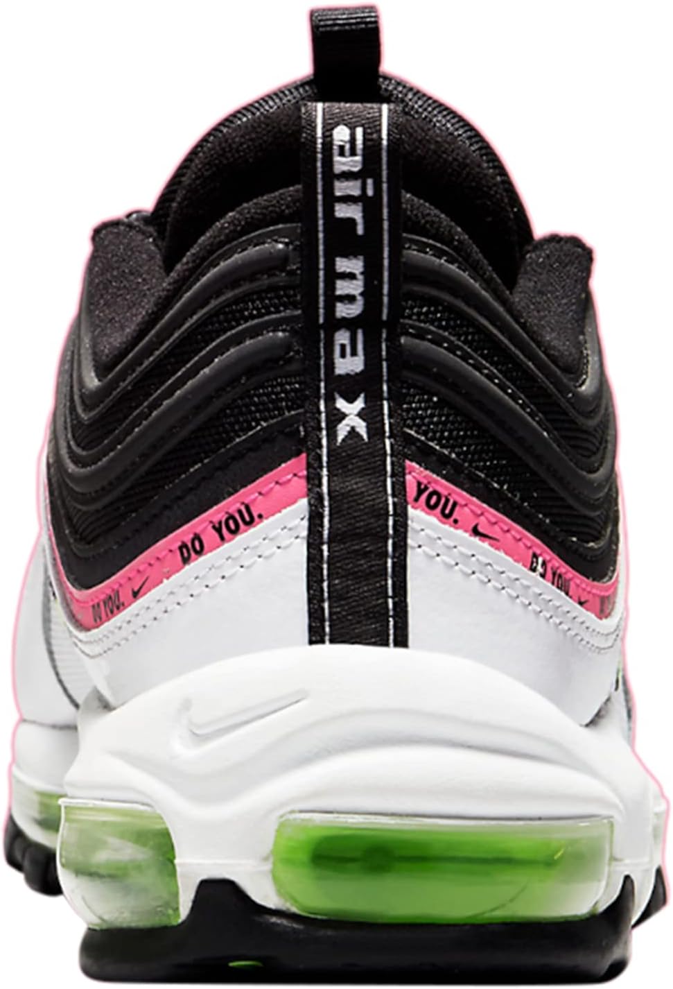 Black/Lime Glow-White Air Max 97 Shoes V38233