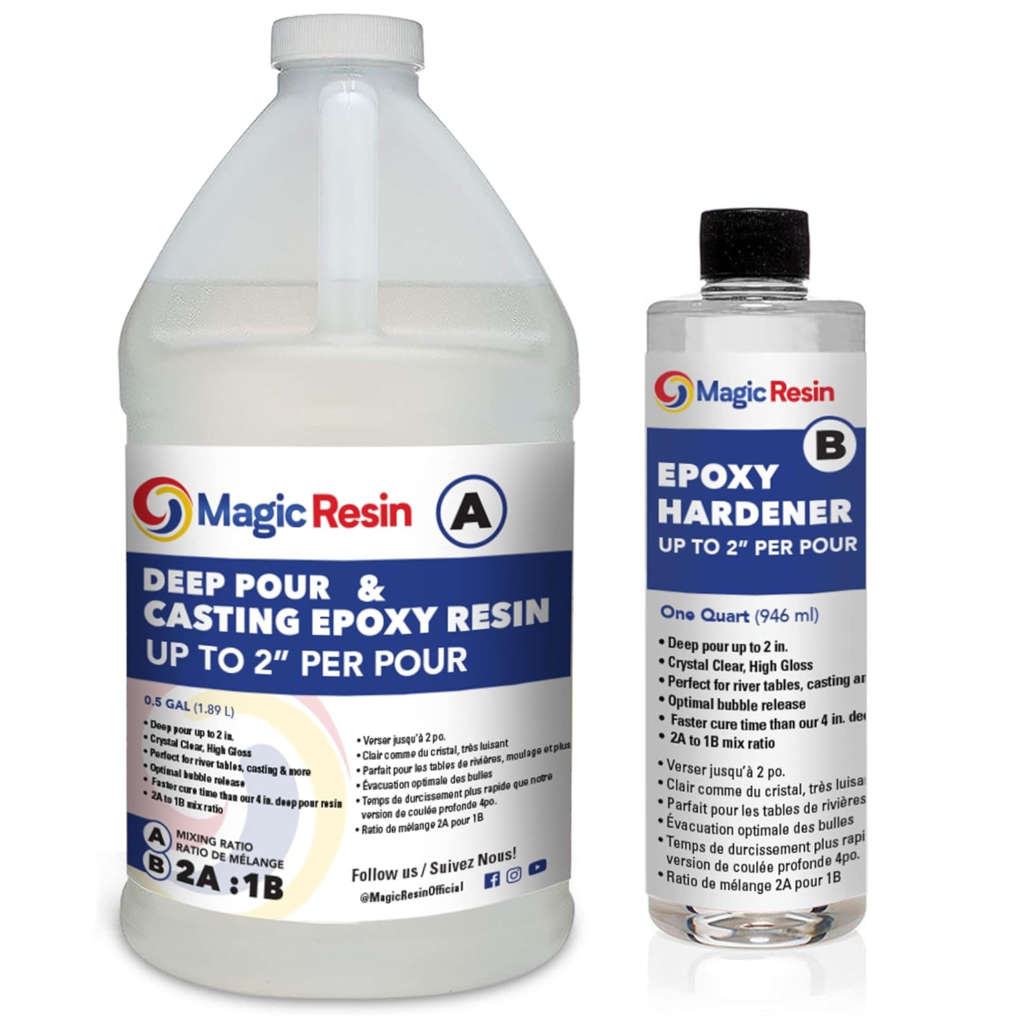 3/4 Gallon Deep Pour Epoxy Resin Kit I919