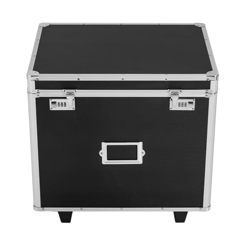 Locking File Storage Box with Wheels O805903