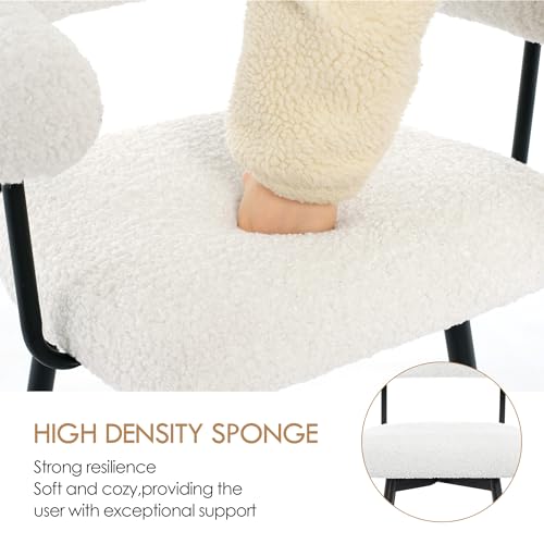 Beige Fabric Swivel Counter Stools Set of 2 with Metal Leg K999067