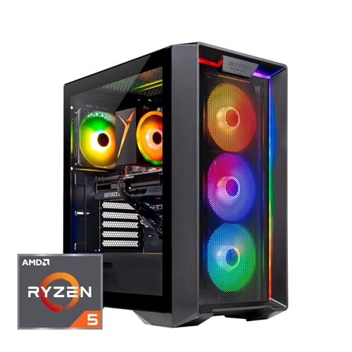 Ryzen 7 9700X 3.8 GHz NVIDIA RTX 4060 8GB 2TB SSD 32GB DDR5 RAM 6000 RGB Gaming PC Desktop J2145