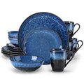 12 Pieces Stoneware Dinnerware Set, Green M516489