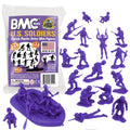 Purple 31pc Plastic Army Men Figures L512