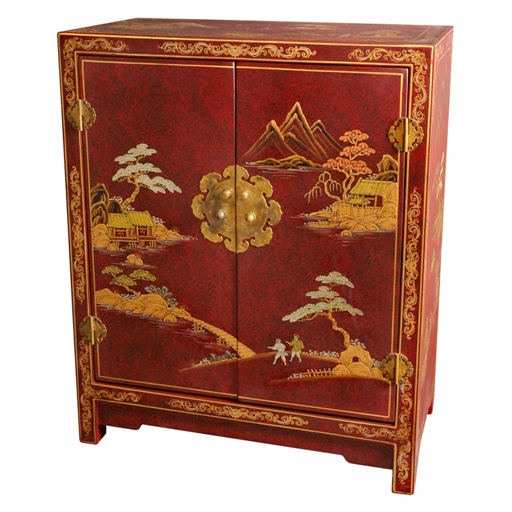 Red Lacquer Cabinet G17325