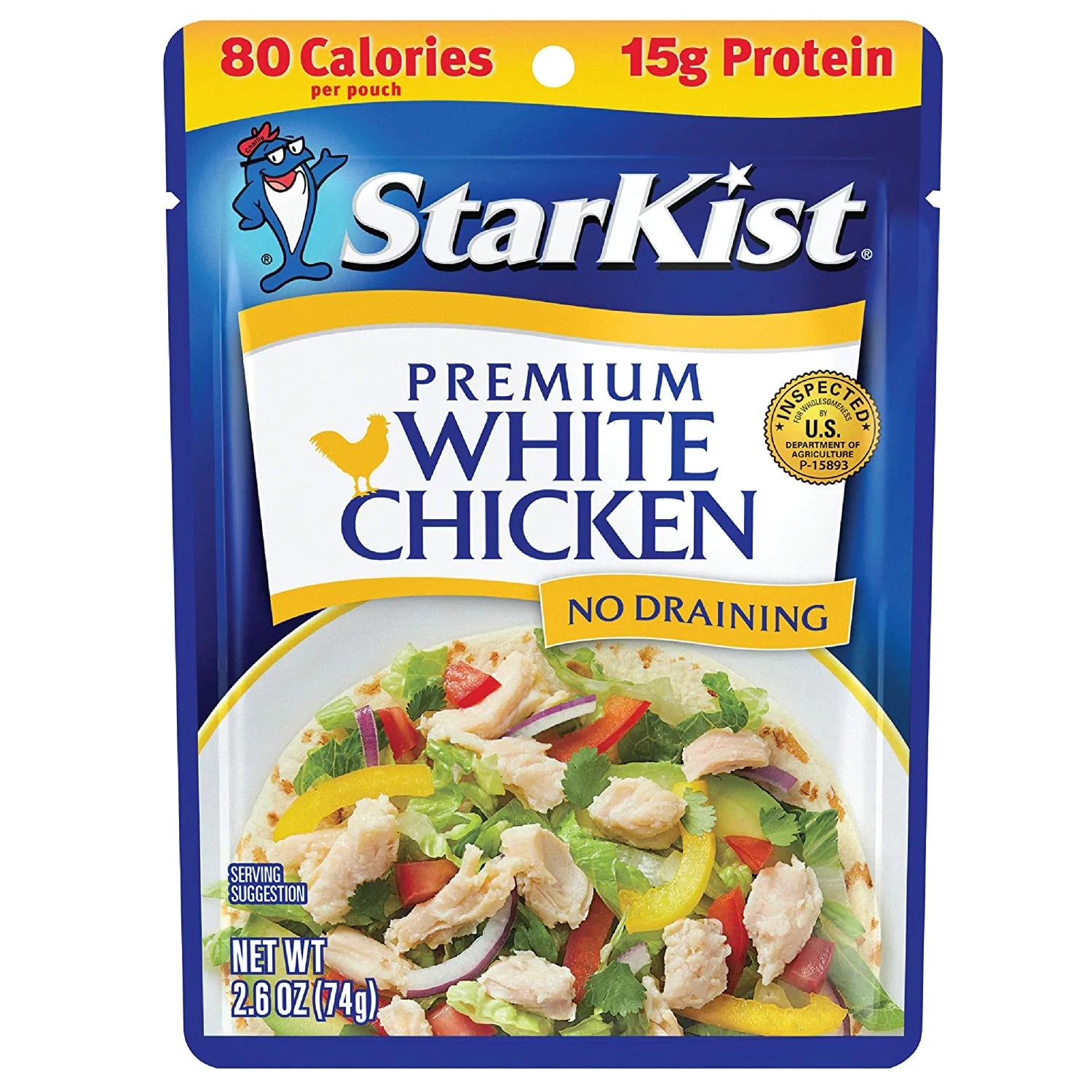 2.6 oz Pouch Pack of 12 White Chicken C2973