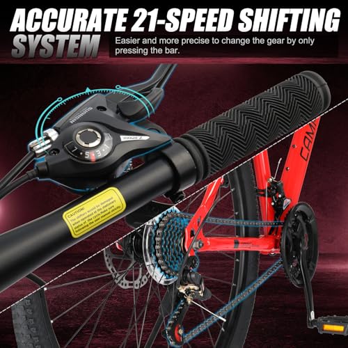 26/27.5" 21 Speed Mountain Bike with High Carbon Steel Frame X721455